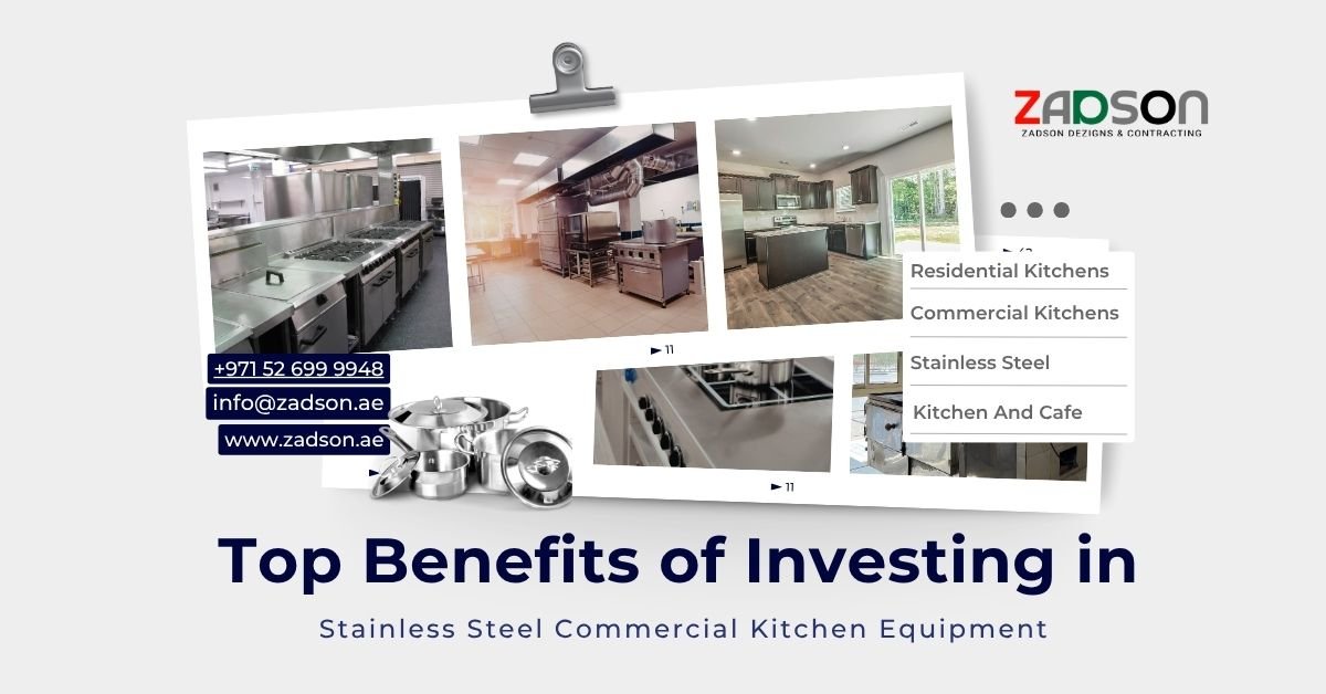 Top Benefits of Investing in Stainless Steel Commercial Kitchen Equipment