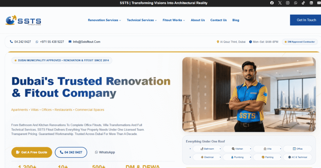 SSTS Fitout