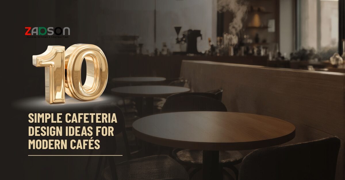 10 Simple Cafeteria Design Ideas for Modern Cafés
