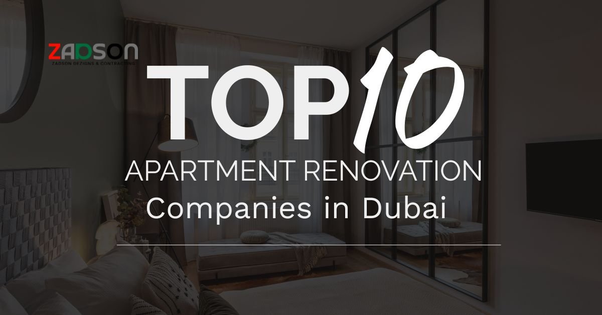 Apartment Renovation Companies in Dubai