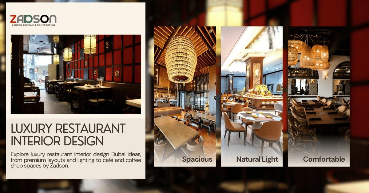 Luxury Restaurant Interior Design Dubai for Remarkable Dining Spaces