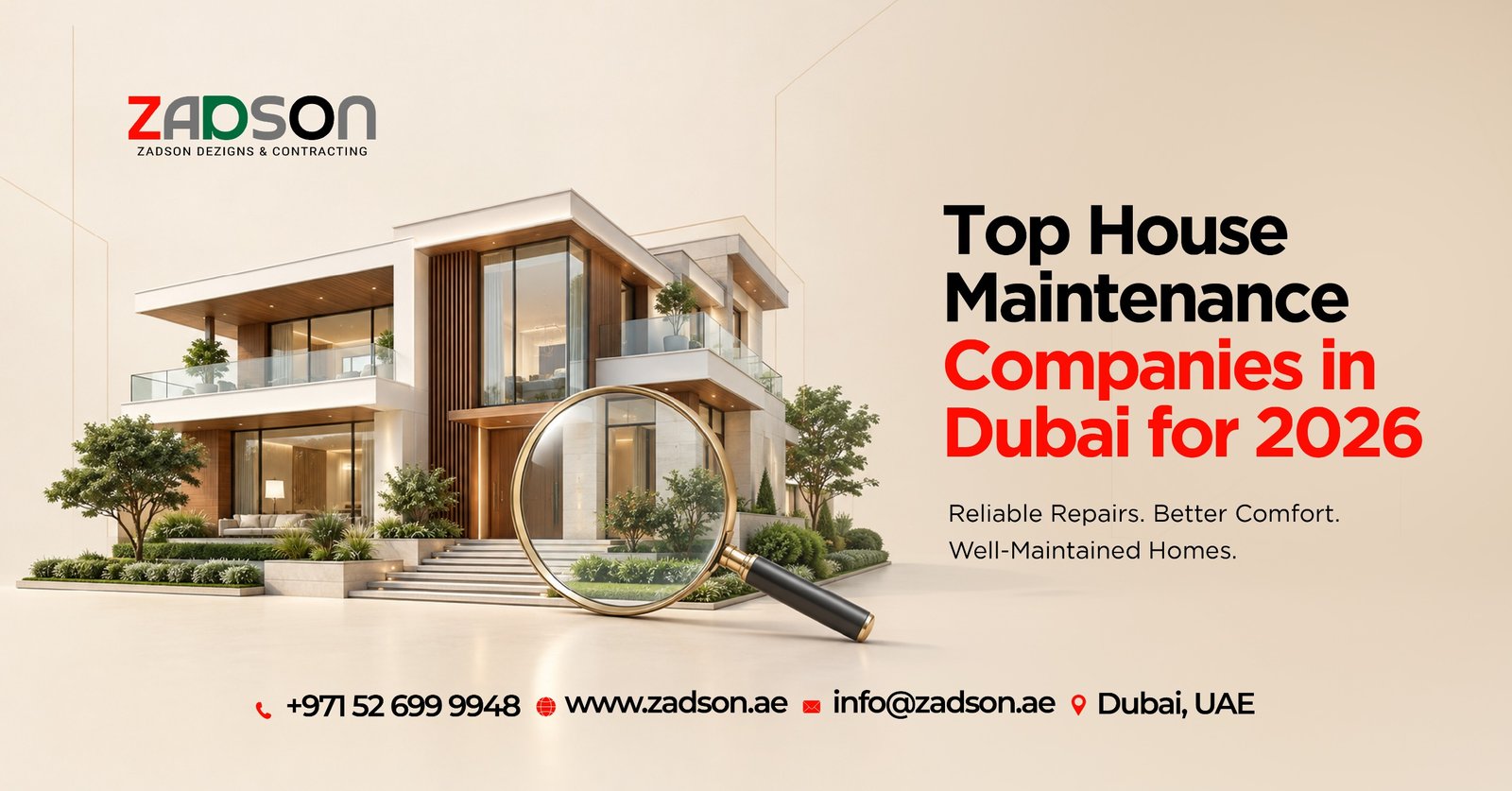 Best Home Maintenance Companies in Dubai for Reliable Property Care