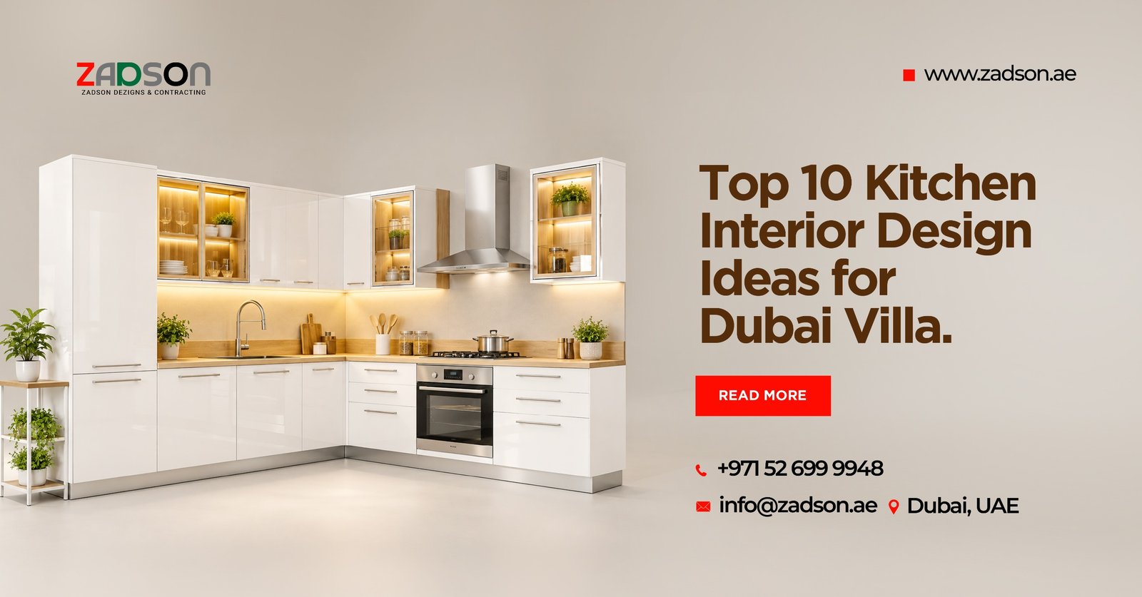 Top 10 Kitchen Interior Design Ideas for Dubai Villas