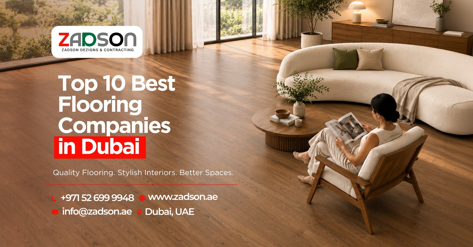 Discover the top 10 best flooring companies in Dubai for tiles, wood, marble, and vinyl. Compare services, quality, and expertise to find the right fit.