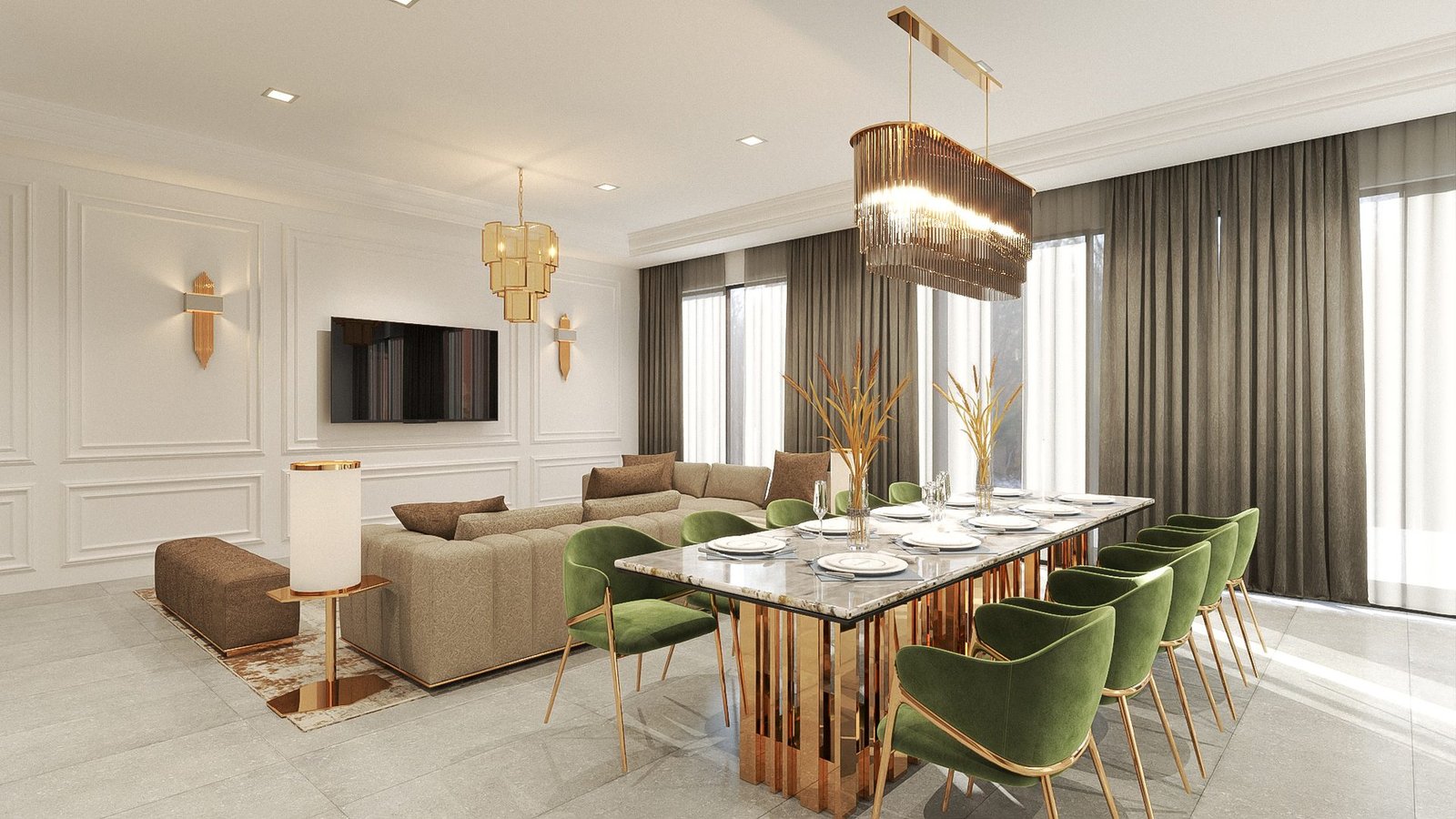Zadson villa and apartment interior design project in Dubai