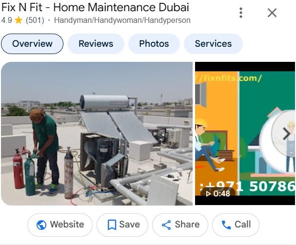 Fix N Fit – Home Maintenance Dubai (5.0 Rating | 408 Reviews)