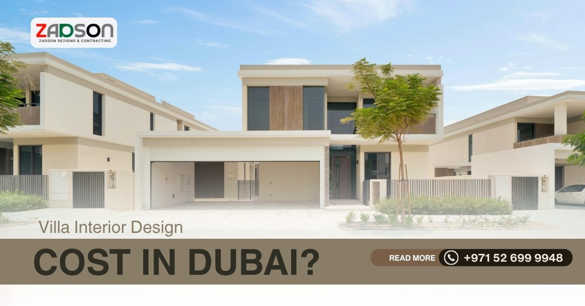Villa interior design in dubai cost